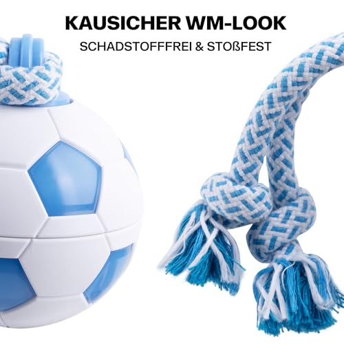 Pet Prime Intelligentes Hundespielzeug Fussball – Mit LED-Leine, 3 Spielmodi, USB-Aufladbar & Automatischem Energiesparmodus
