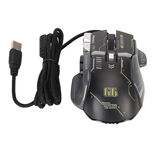 Ratón para juegos profesional con 10 botones y 12800 dpi para mejorar tu nivel competitivo