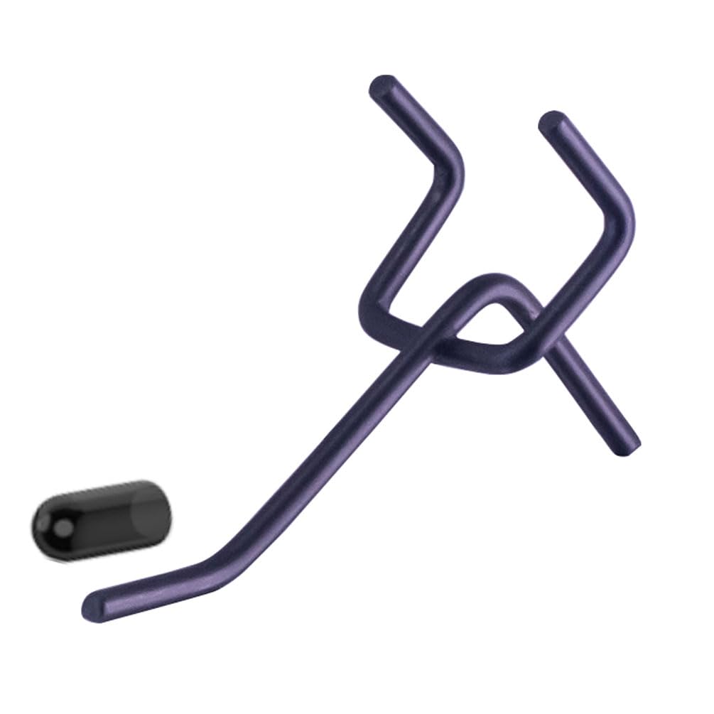 KINOMI 37 Pieces 2 Inch Black Pegboard Hooks Heavy Duty Pegs Pegboard Accessories for 1/4 in and 1/8 in Peg Boards in Garages, Tool Sheds, Basements etc - 1