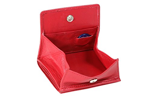 Preisvergleich Produktbild LEAS Wiener Schachtel mit großem Kleingeldfach, Cherry / rot Special Edition