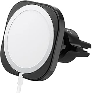 Spigen Mag Fit Car Mount Phone Holder Designed for Magsafe (Charger Not Included & Requires USB-C Car Charger)