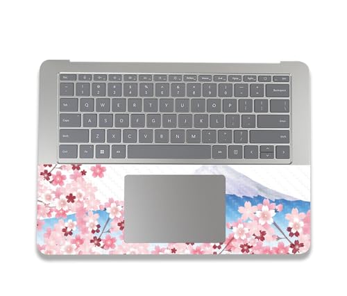 Image of MightySkins Carbon Fiber Skin Compatible with Microsoft Surface Laptop Studio 2 (2023) Full Wrap Kit - Fuji Scene | Protective, Durable Textured Carbon Fiber Finish | Easy to Apply | Made in The USA