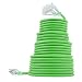 50 FT 10/3 Outdoor Extension Cord - Rubber, Flexible, Triple Outlet, Green Wire with Live Power Light Indicator. 15 Amp