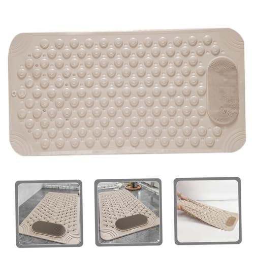 Alfombrilla antideslizante para ducha Mipcase de PVC con ventosas y drenaje 7