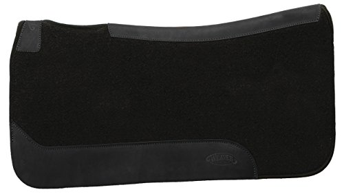 Weaver Leather Contoured Single Weave Felt Pad, Black 32' x 32'