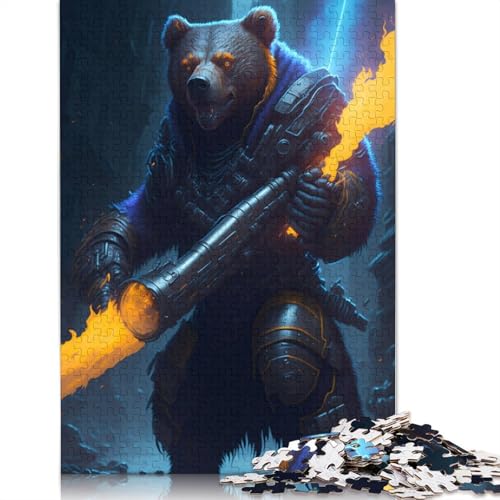 Flame Forged Bruin Puzzle 1000 Teile Schwer Puzzle Spielzeug Lernspiel Impossible Herausforderungsspielzeug Für Erwachsene Kinder 1000pcs (75x50cm)