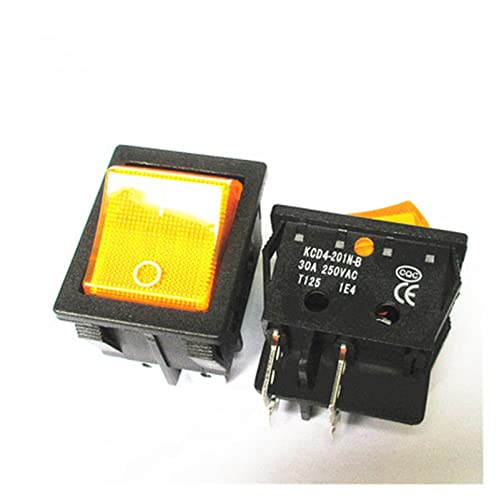 Interrupteur à bascule KCD4 30A 250V 4 broches pour poste à souder 22x29mm