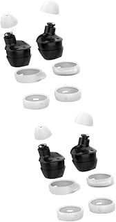 LIOOBO Earbuds Eartips 2pcs Earphone Case Earth Tones White Replacement Earbud Tips - LIOOBO