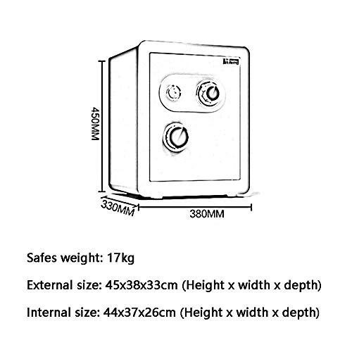 Armoire de sécurité à levier de verrouillage solide CLSDRZC et affichage LED numérique - 4