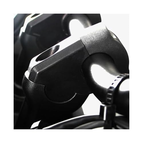 Rehausseurs de guidon 28 mm pour NT1100 2022-2023 - Collier de serrage noir robuste