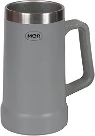 Mor - Caneca Térmica de Cerveja 500ml Cinza