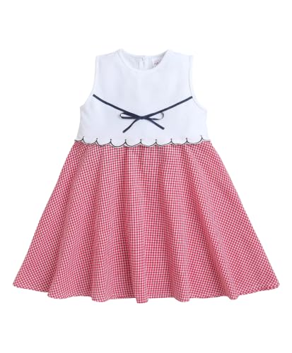 Image of Dresses for Kids Girls, Stylish Knee Length Once Piece Denim Frocks for Girls, Casual Dress for Summer & Special Party Occasion