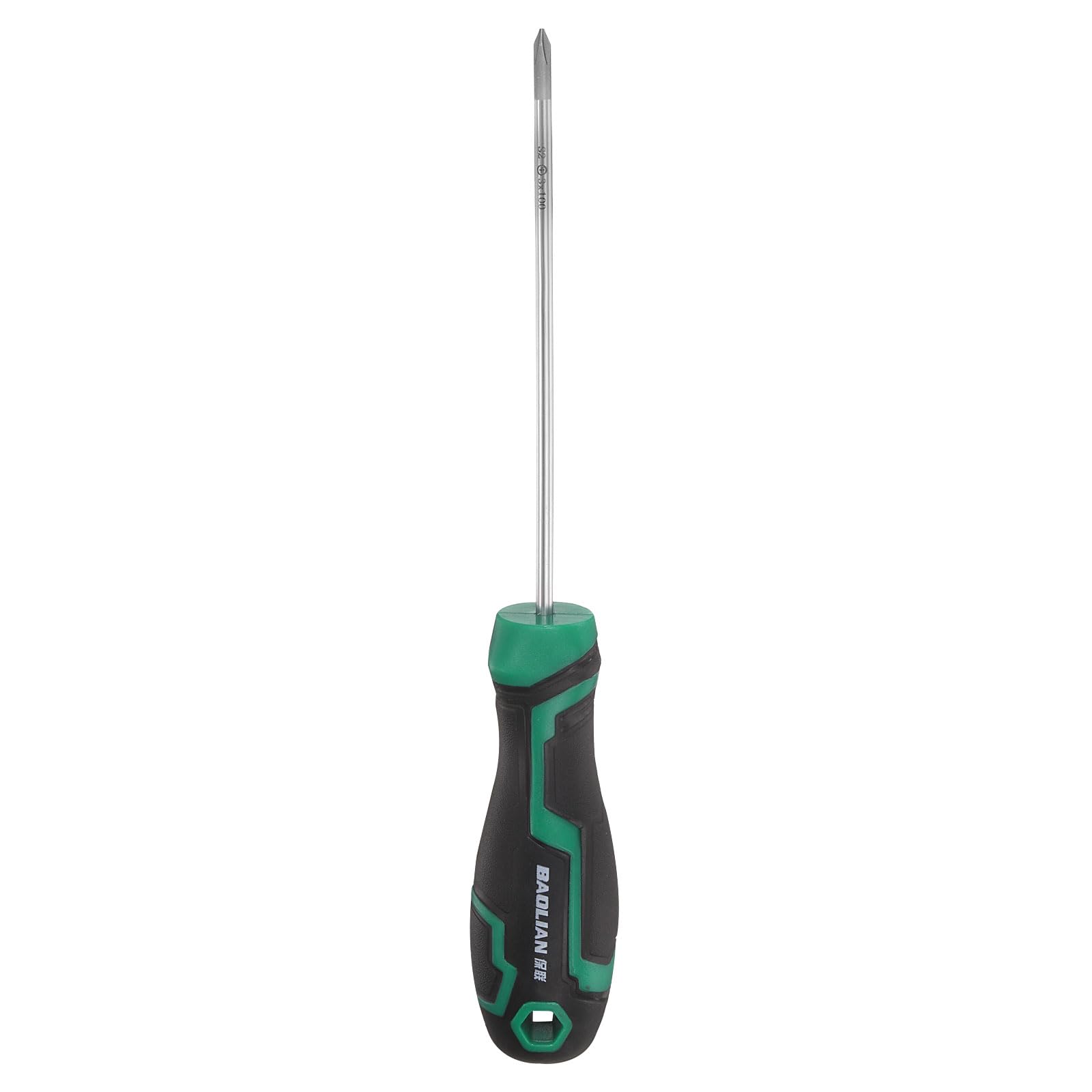 sourcing map PH0 Phillips Screwdriver 7.1" Length S2 Steel Magnetic Screwdrivers with Ergonomics Grip for Fastening Loosening DIY Repairing