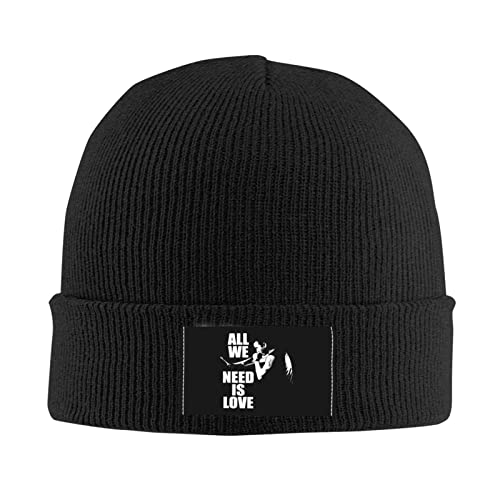 Canserbero Knit Hat Winter Summer Warm Skull Cap For Womens And Mens Beanie Hat Black #TOP1