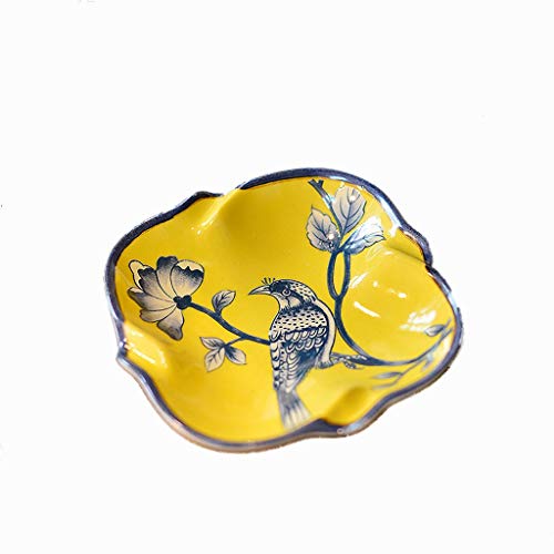Preisvergleich Produktbild Neuer chinesischer klassischer keramischer Trockenfrüchteteller-Seifenteller-Wo... (Color : F)