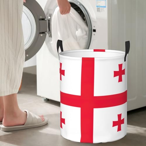 Grand panier à linge Géorgie idéal pour ranger le linge et les couvertures - 8