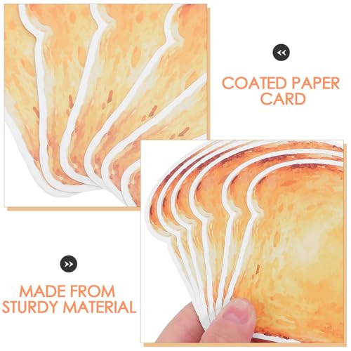Tarjetas de instrucciones para almacenar pan fresco sin que se ponga duro, pack de 150 3