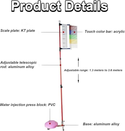 Comprobador de salto vertical regulable para entrenamiento en gimnasio 3