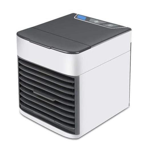 Mini Ar Condicionado De Mesa Purificador Climatiza Portátil