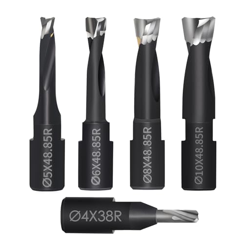5-Piece Carbide Domino Router Bits