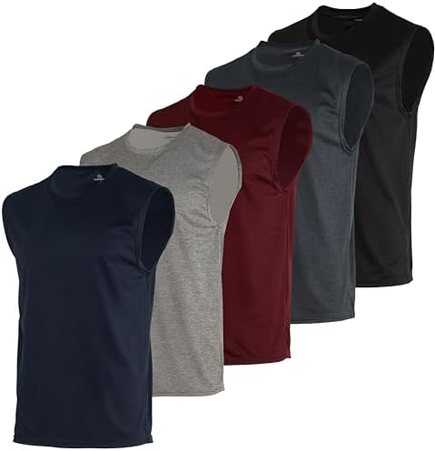 Real Essentials 5 Pack: Men’s Mesh Active Athletic