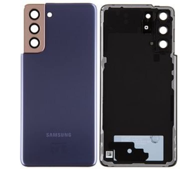 Cache batterie Samsung S21 5G violet pièce de rechange coque arrière de téléphone portable