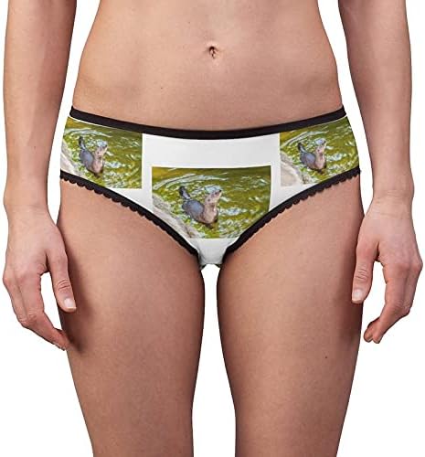 Spotted Necked Otter Panties, Spotted Necked Otter Underwear, Briefs, Cotton Briefs, Funny Underwear, Panties For Women