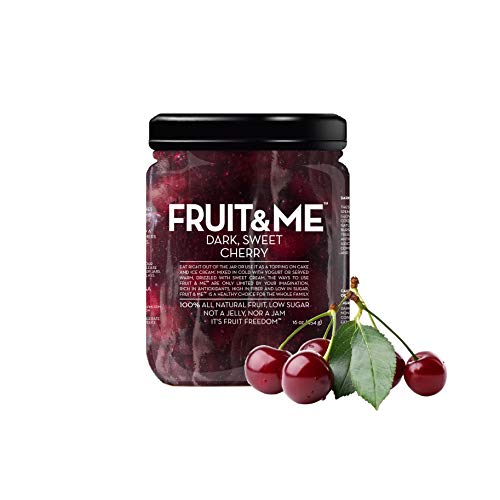 FRUIT & ME COMPOTE AND TOPPINGS, MIXED 6 PACK, 1 OF EACH FLAVOR AND 1 REPEATED FLAVOR, 6 16 OZ JARS, NON-GMO, GLUTEN-FREE, ALL NATURAL