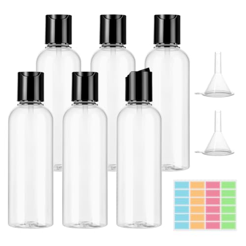 VINATO Set de Botes de Viaje 100ml 6 Piezas con Embudos...
