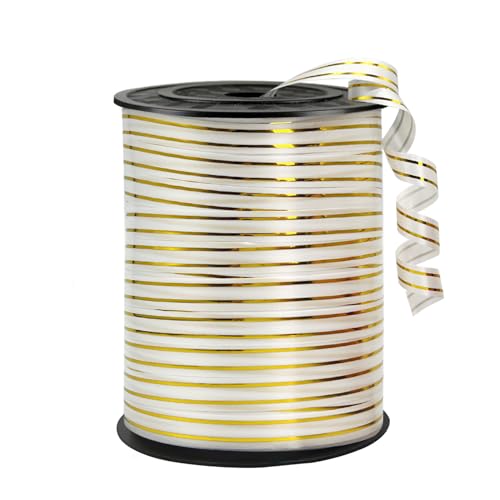 Wfauibr Weiß-Goldenes Ringelband 219 Meter