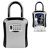 AXIDUN Caja para Llaves , Caja de Seguridad para Llaves ,guarda llaves Rueda de Código de 4 Dígitos, Daño Impermeable y...