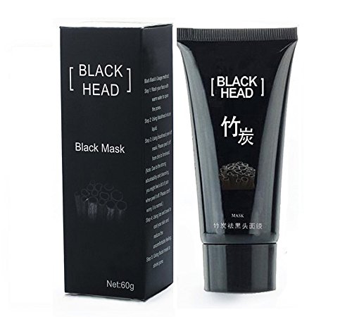 Blackhead Remover Cleaner Purifying Deep Cleansing Acne Black Mud Face Mask Peel-off, Mask For Face Nose Acne Treatment (60g)