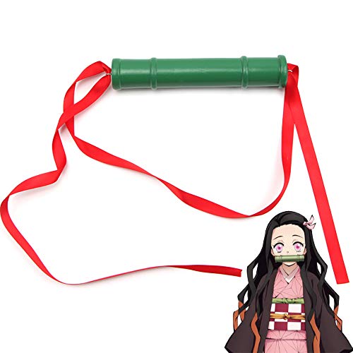 Lyugym 鬼滅の刃 ハロウィン コスプレ 仮装 コスチューム小物 竈門 禰豆子(かまど ねずこ) 口枷 パーティー グッズ 変装用 コスチューム用小物