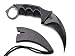 HOSANA Karambit Knife Stainless Steel Fixed Blade Tactical Knife with Sheath and Cord Nice Knife for Hunting Camping Fishing and Field Survival (Black)
