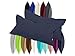 npluseins 2er Pack Baumwoll Kissenbezug - Jersey - viele Farben 1331.1812, ca. 40 x 80 cm, Navy
