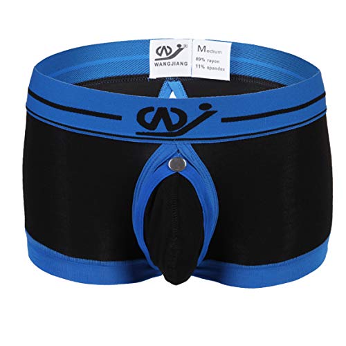 Men's Modal Removable Pouch Boxer Shorts Underpants