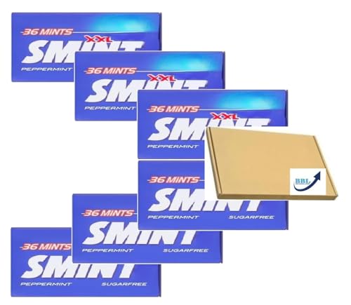 Smints Sugarfree XXL Peppermint Tins (Pack of 6)