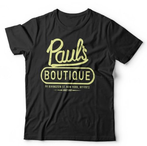 Image of Paul’s Boutique Unisex T-Shirt - Beastie Boys New York Vintage Hip Hop Tee - M Black