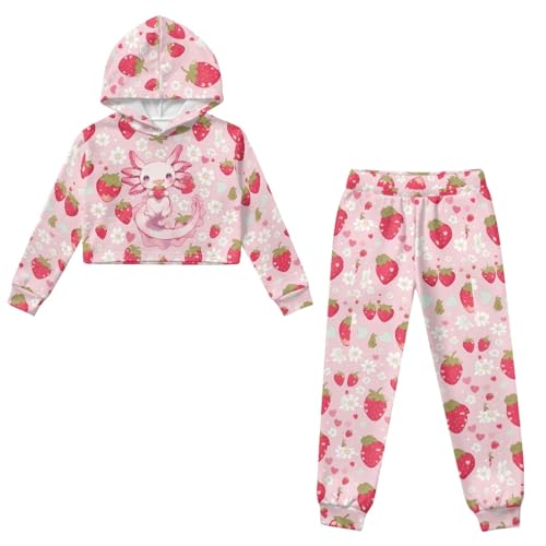 HUIACONG Girls Sweatsuits for Kids Sweat Suit Children Sweat Set4