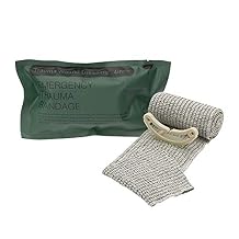 ASA TECHMED 1 Pack Emergency Trauma 4" Israeli Style Bandage - Combat Military Style Battle Wound Dressing First Aid IFAK