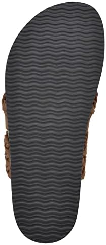 WHITE MOUNTAIN Women's Hangout Footbed Sandal, Brown/Leather, 8 M | Image 6