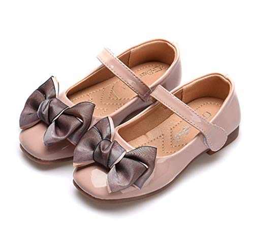 Kids Girls Dress Ballerina Mary Jane Flats Uniform School Ballet Shoes Wedding Princess Dress