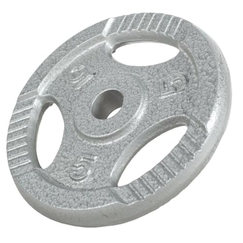 GORILLA SPORTS® Hantelscheiben - Einzeln/Set, 0,5kg, 1,25kg, 2kg, 2,5kg, 5kg, 10kg, 15kg, 20kg, 27,5kg, 30kg Gewichte, Tri-Grip, 30mm, Gusseisen, Silber/Schwarz - Gewichtsscheiben, Hanteln Set GORILLA SPORTS® Hantelscheiben - Einzeln/Set, 0,5kg, 1,25kg, 2kg, 2,5kg, 5kg, 10kg, 15kg, 20kg, 27,5kg, 30kg Gewichte, Tri-Grip, 30mm, Gusseisen, Silber/Schwarz - Gewichtsscheiben, Hanteln Set