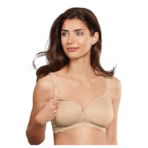 Anita Miss Lovely Wire-Free Nursing Bra, 34E, Desert