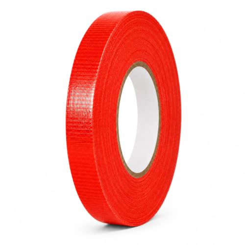 Image of GGR Supplies CDT-36 Industrial Grade Cloth Duct Tape, Red 1 Inch x 60 Yards, Waterproof UV Resistant Heavy Duty, Clean Removal with No Sticky Residue for Repairs, Packaging, and Bundling