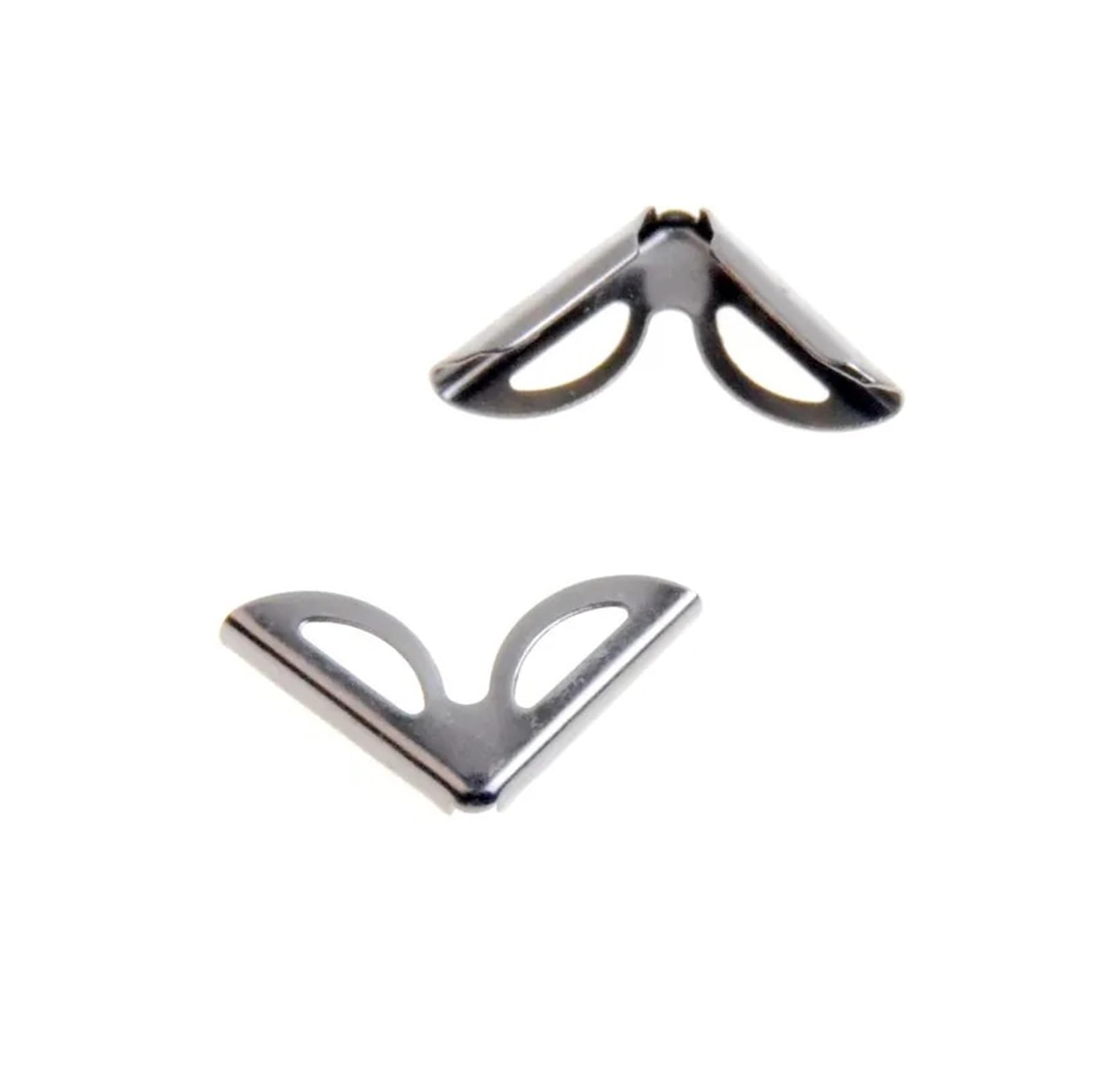 Angoli per foto, 500 pezzi, per album di ritagli, menù, cartelle, angoli protettivi (spessore 5 mm), 23 x 16 mm (grigio)