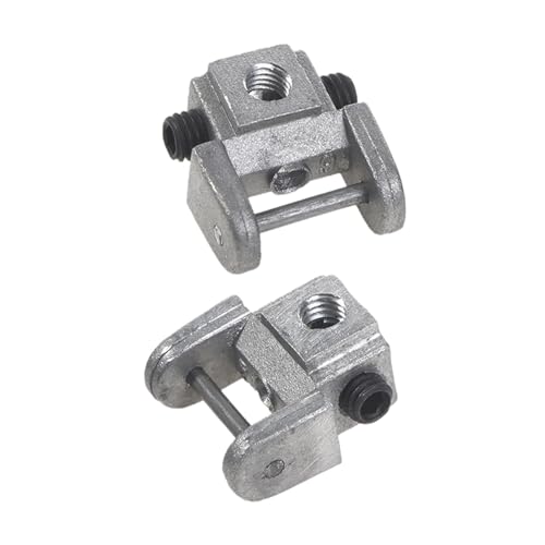 2Pcs Scroll Saw Blade Holders Conversion Kit Pin-less Adapter Metal Upper/Lower Blade Holders Easy to Use Universal Parts