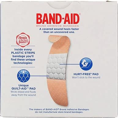 B-A Pl 60 5635 Wide Size 60s Band-Aid Plastic Comfort Flex