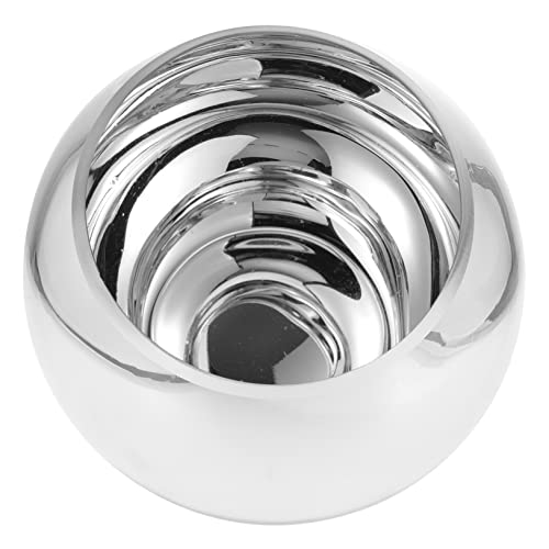 PRETYZOOM Jarrón De Vidrio Burbuja Dorado Burbuja Moderna Decorativa para Centro De Mesa Elegante Salón Oficina Hogar