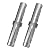 DOITOOL 8 Pcs Scaffolding Accessories Scaffolding Accessory Spring Retainer Scaffolding Part Wire Splice Locking Pins Scaffold Insert Pin Electric Wire Equipment Iron Silver